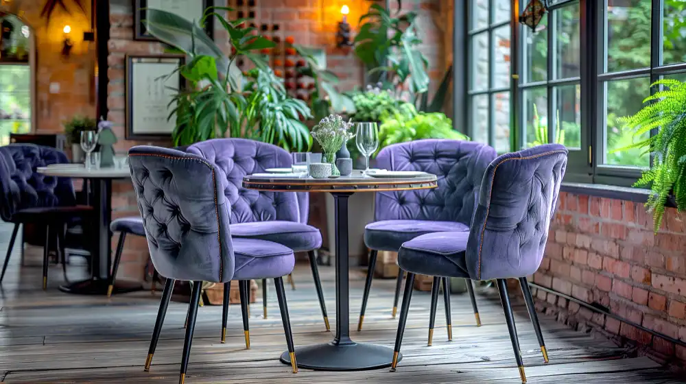 Kafe sandalyesi seçimi