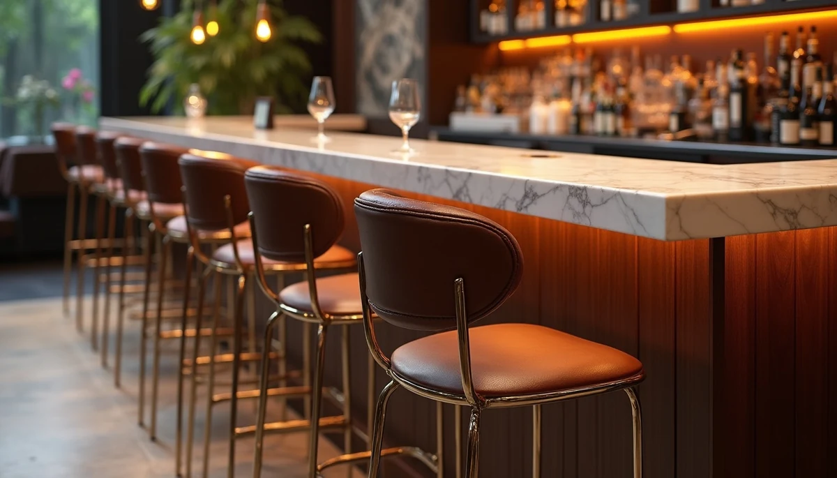 Bar sandalyesi yüksekliği - tezgah ile uyumlu modern bar sandalyeleri