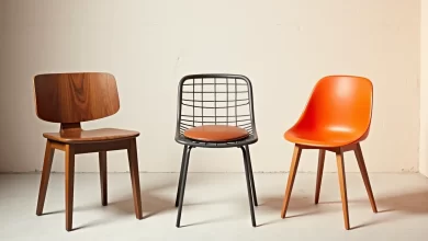 Sandalye malzeme karşılaştırması — ahşap metal plastik sandalye çeşitleri